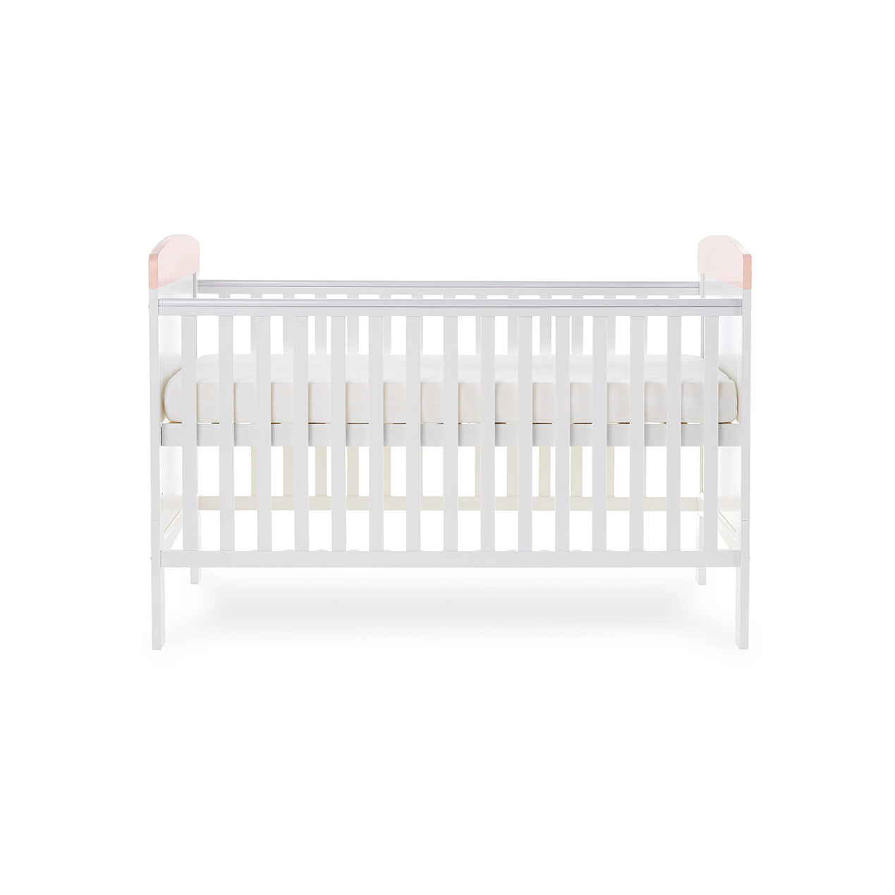Grace Inspire Cot Bed & Underdrawer - Watercolour Rabbit - Pink
