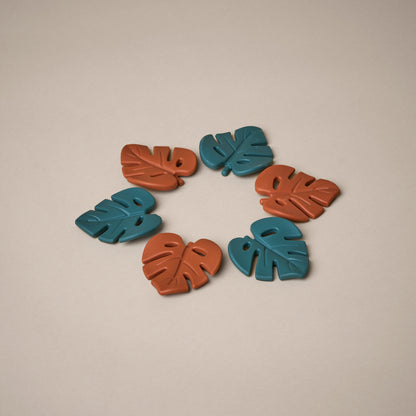 Leaf Teether - Teal
